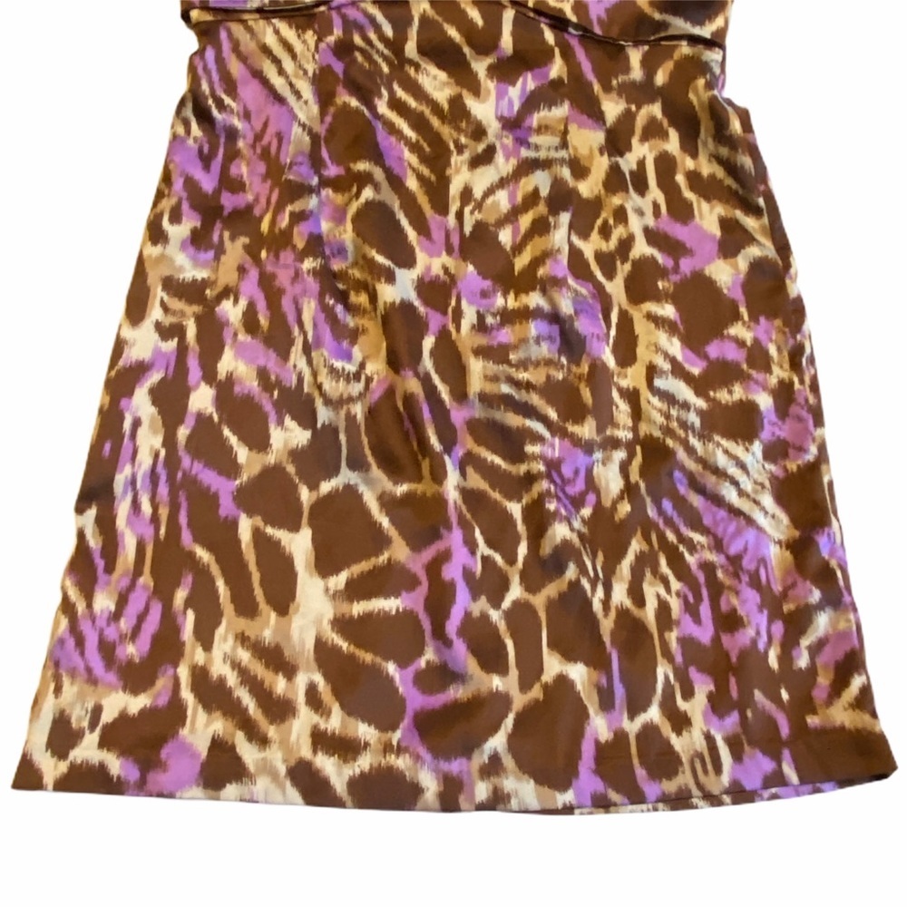 Modcloth Ixia‎ Giraffe Print One Shoulder Mini Medium - Picture 4 of 8